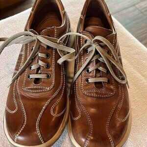 Clarks Men's Size 8.5 M Leather Lace Up Casual Walking Shoe Comfort Style